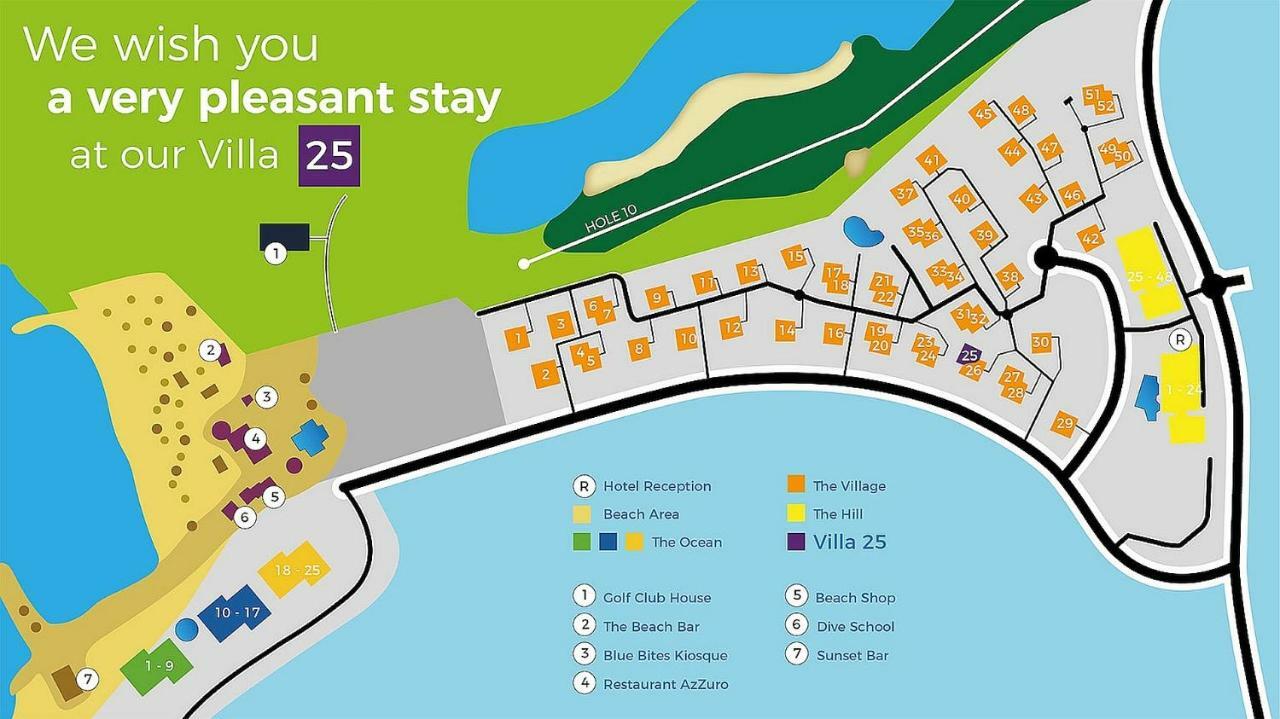 Blue Bay Beach Villa 25 3-Min Beach-Pool-Golf Dış mekan fotoğraf